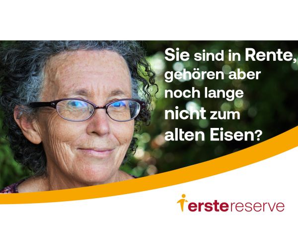 erste reserve bietet temporäre Jobs für die Generation 60+